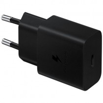 Сетевое зарядное устройство Samsung EP-T1510 15W USB Type-C Black (Черный) с кабелем