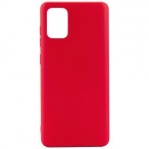 Силиконовая накладка для Samsung Galaxy A31 Monarch Premium без лого Red (Красная)