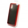 Силиконовая накладка для Samsung Galaxy A41 Skin Feeling (Красная рамка)