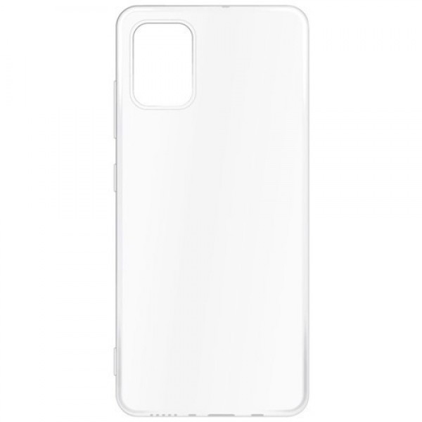 Силиконовая накладка для Samsung Galaxy A41 2мм в упаковке (Прозрачная)