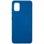 Силиконовая накладка для Samsung Galaxy A41 Monarch Premium без лого Blue (Синяя)