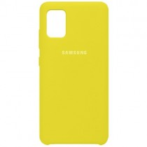 Силиконовая накладка для Samsung Galaxy A51 с логотипом Lemon (Лимонная)