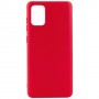 Силиконовая накладка для Samsung Galaxy A51 Monarch Premium без лого Red (Красная)