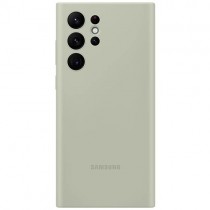 Клип-кейс Samsung Silicone Cover для Galaxy S22 Ultra Оливковый (EF-PS908TMEGRU)