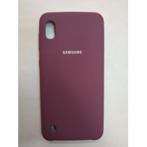 Силиконовая накладка для Samsung Galaxy A10 (Фиолетовая)