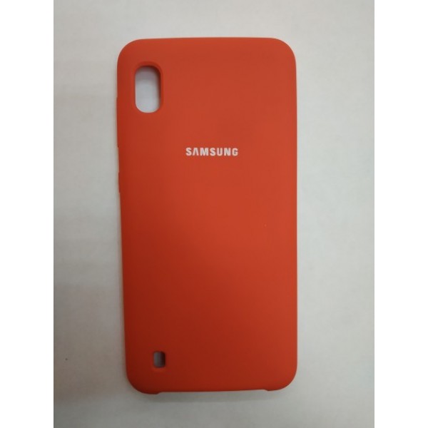 Силиконовая накладка для Samsung Galaxy A10 (Красная)