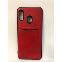 Силиконовая накладка для Samsung Galaxy A20 (Красная) Monarch