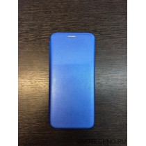Чехол книжка для Samsung Galaxy A30 (Синяя)
