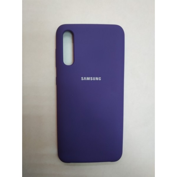 Силиконовая накладка для Samsung Galaxy A30S (Фиолетовая)