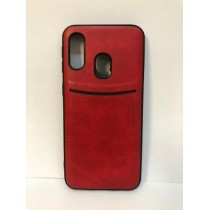 Силиконовая накладка для Samsung Galaxy A40 (Красная) Monarch