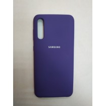 Силиконовая накладка для Samsung Galaxy A50 (Фиолетовая)