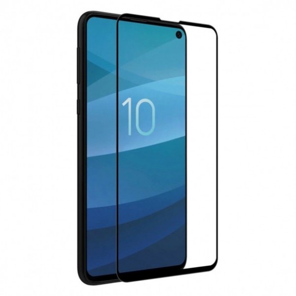 Защитное стекло для Samsung Galaxy S10 5D черное