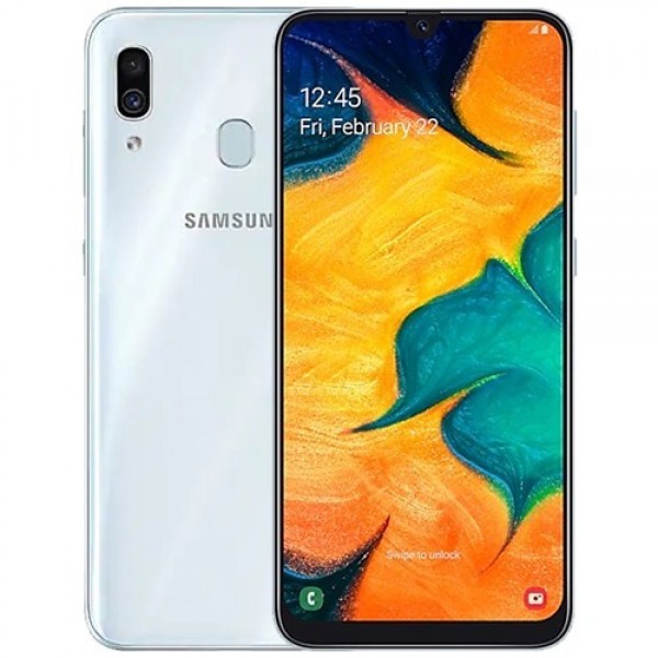 Смартфон Samsung Galaxy A30 4/64Gb White (Белый) EAC